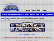 Tablet Screenshot of numbersuccess.com